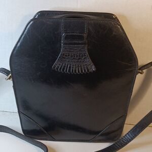 Unique Vintage Faux Leather Crossbody Bag